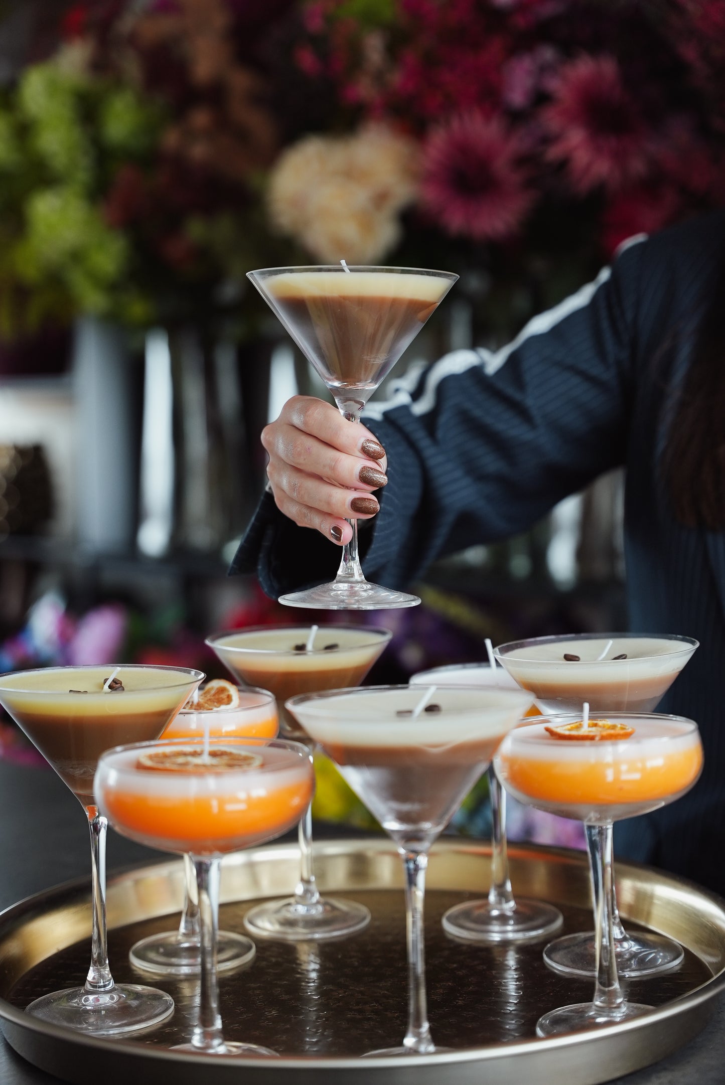 Espresso martini cocktail kaars